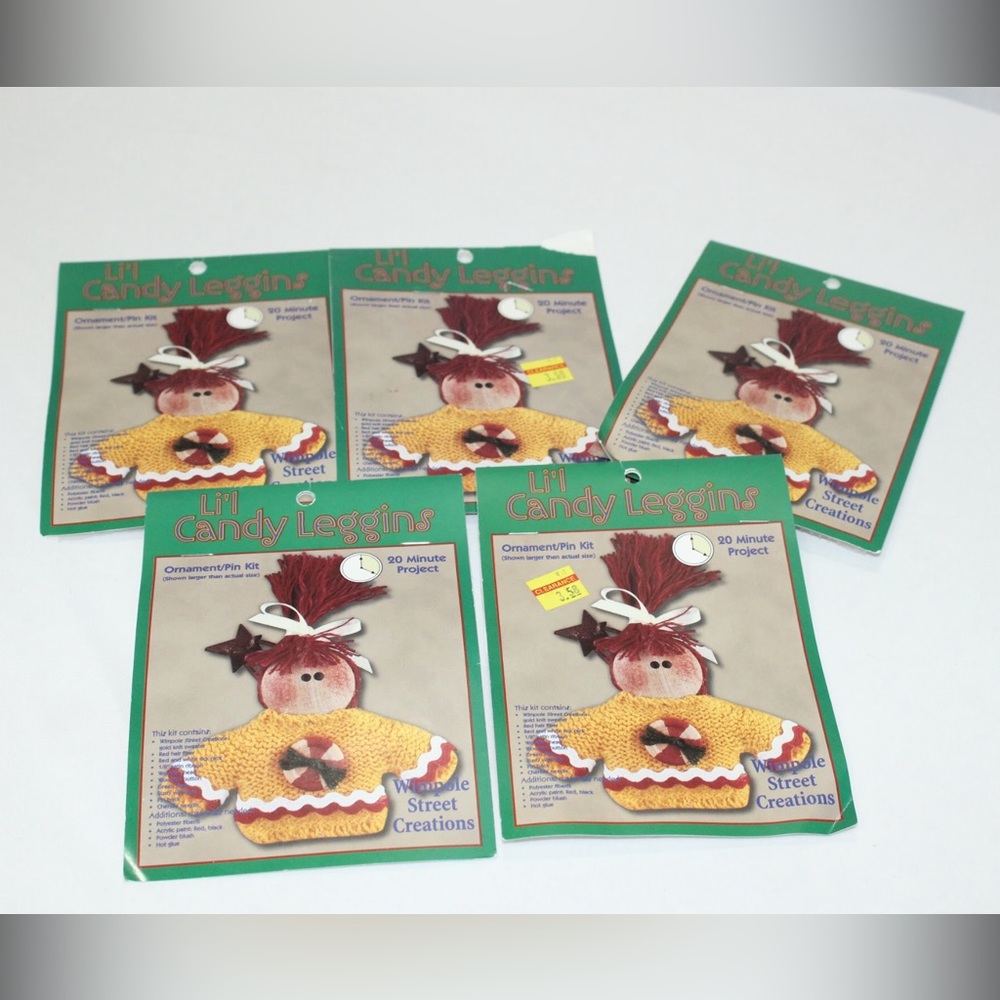 Wimpole Street Creations Li’l Candy Leggings Ornament/Pin Kit (5 Units)